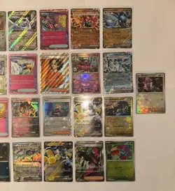 LOTTO X33 CARTE POKEMON FOIL-REVERSE -FULL ART EVOLUZIONI PRISMATICHE INGLESI! - Image 4