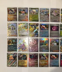 LOTTO X32 CARTE POKEMON FOIL-REVERSE -FULL ART EVOLUZIONI PRISMATICHE INGLESI! - Image 2