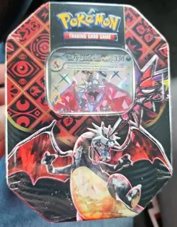 Pokemon TCG Charizard Scarlet & Violet Paldean Fates Tin (SEALED!) - Image 1