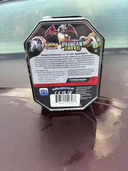 Pokemon TCG Charizard Scarlet & Violet Paldean Fates Tin (SEALED!) - Image 2