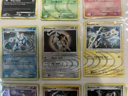 Pokemon Arceus Platinum AR1-AR9, DP50, Arceus Lv.X DP53 TCG - Image 4