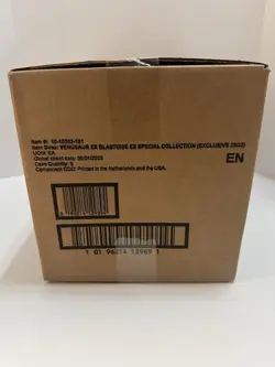 Sealed Case Of 6 Pokemon TCG: Venusaur ex and Blastoise ex GameStop In Hand - Image 2