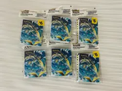 Pokemon : 6X Sword & Shield Silver Tempest Mini Portfolio Binder ONLY, No Packs - Image 1
