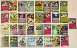 LOTTO X33 CARTE POKEMON FOIL-REVERSE -FULL ART EVOLUZIONI PRISMATICHE ITALIANO! - Image 1