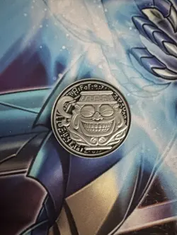 Yugioh Pot of Greed YCS Pre-Registration Silver Coin - Image 1