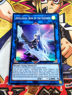 Apollousa, Bow of the Goddess ra02-en040 1st Edition (NM) Super Rare Yu-Gi-Oh! - Image 1