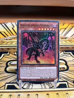 Yugioh Rotaugiger schwarzer Meteordrache Super Rare DUNE-DE095 - Image 1