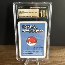 CGC 10 Pristine Poke Ball Old Maid 2019 Japanese Pokemon Card - Image 1
