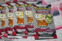 LOT OF 20 SCARLET AND VIOLET BASE Fun Pack 3 Card Packs SEALED! FREE SHIPPING - Image 2
