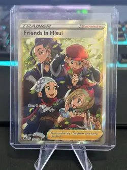 Pokemon Cards Friends In Hisui 148/159 Full Art Ultra Rare Crown Zenith - (NM) - Image 1