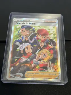 Pokemon Cards Friends In Hisui 148/159 Full Art Ultra Rare Crown Zenith - (NM) - Image 3