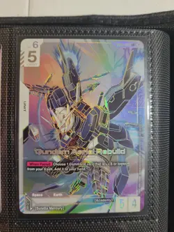 Gundam Aerial Rebuild Alternate Art Foil - GD01-067 LR++ NM - TCG Card Game - Image 1