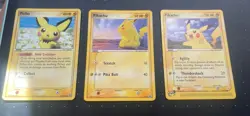 Pokemon TCG Pikachu Pichu Bundle Card Lot Of 3 - Image 1