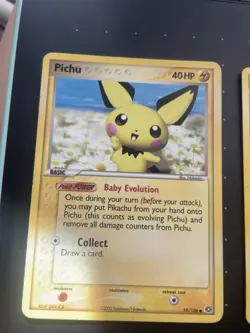 Pokemon TCG Pikachu Pichu Bundle Card Lot Of 3 - Image 5