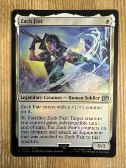 Zack Fair NM Final Fantasy MTG Magic the Gathering White English Card - Image 1