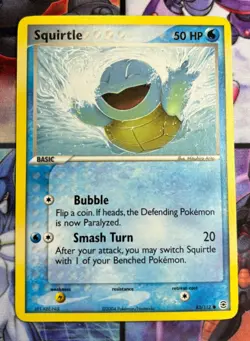 Squirtle - 83/112 - Common, EX FireRed LeafGreen - Pokemon Card - NM - Image 1