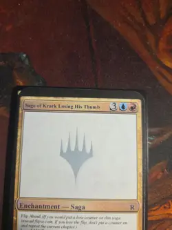 Saga Of Krark Losing His Thumb Unknown Event Playtest Card MTG Gencon 2025 Rare - Image 2