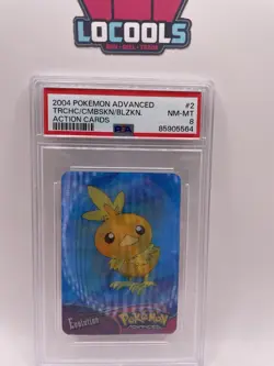 PSA 8 Near Mint 2004 Pokemon Action Card Blaziken lenticular - Image 1