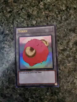 Yu-Gi-Oh Card - LC04-EN006 - PINK SHEEP TOKEN (ultra rare holo) - NM y17 - Image 1