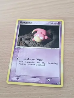 Pokemon TCG Slowpoke Card 80/112 FireRed & LeafGreen Regular Common - LP - Image 1