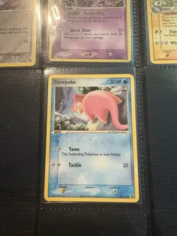 Pokemon TCG Slowpoke EX Delta Species 83/113 Regular Common Card - Image 1