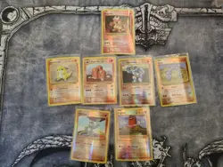 Used Pokemon TCG Played XY Evolutions Reverse Holofoils 46 Card Lot - Image 2