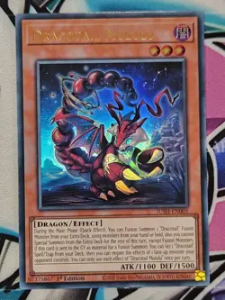 YU-GI-OH JUSH-EN005 Dracotail Mululu Ultra Rare 1st Ed - Image 1