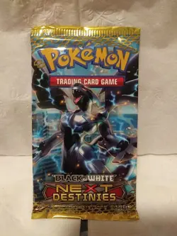 Sealed Pokemon Black & White Next Destinies Booster Pack - 10 Cards Zekrom - Image 1