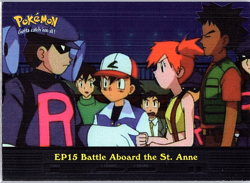 Pokemon 2000 Topps TV Animation Edition Foil EP15 Battle Aboard The St. Anne - Image 1