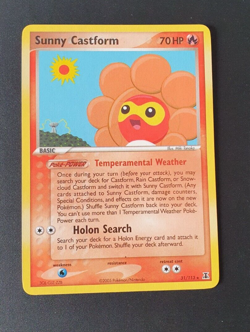 Pokemon Sunny Castform Non Holo Rare 31/113 EX Delta Species Near Mint/Mint - Image 1