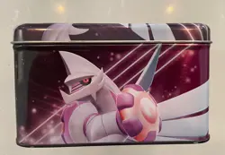 Pokemon Collectors Chest Winter 2022 Lunch Box Tin Dialga & Palkia with cards+ - Image 5