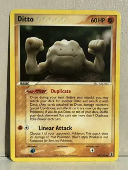 Pokemon Ditto (Geodude) 62/113 Delta Species Excellent Condition - Image 1