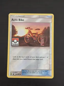 Pokemon TCG - Acro Bike 123a/168 (Stamped) Lot of 3 - Reverse Holo League Promo - Image 3