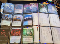 MTG Magic x 152 - Art Cards, & Full Art Foil Land Bulk Lot FIN, FCA, DSK, TDM) - Image 1
