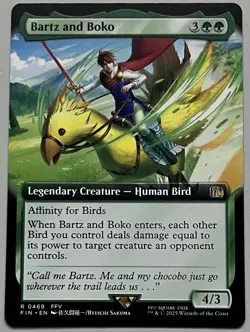 MTG Final Fantasy Bartz and Boko Legendary Creature RARE REGULAR #0469 - Image 1
