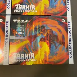 Lot of 4 Tarkir Dragonstorm Omega Collector Boosters, New, Factory Sealed - Image 2