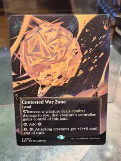 R 0053 Contested War Zone BORDERLESS Edge of Eternities STELLAR SIGHTS POSTER - Image 1