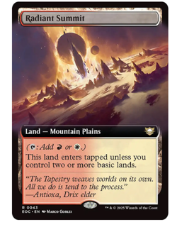 Radiant Summit - Extended Art Commander: Edge of Eternities - Image 1