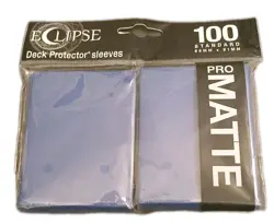 100 Ultra Pro Standard Size Blue ECLIPSE PRO-MATTE Deck Protector Sleeves 115 - Image 2