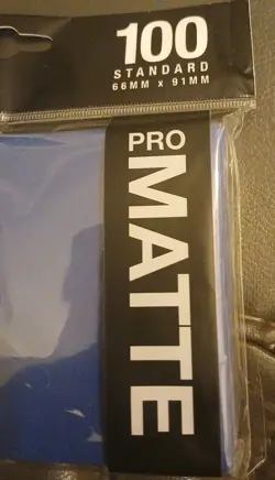 100 Ultra Pro Standard Size Blue ECLIPSE PRO-MATTE Deck Protector Sleeves 115 - Image 3