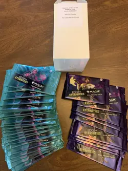 2025 Magic the Gathering MTG Edge of Eternities (13) Foil & (29) Promo Pack box - Image 2
