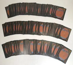 MTG Magic Fourth 4th Edition Complete Common 121 Card Set +15 Basic Lands LP/NM - Image 2