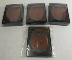 MTG Magic Fourth 4th Edition Complete Common 121 Card Set +15 Basic Lands LP/NM - Image 5