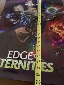 EDGE OF ETERNITIES Store FOIL POSTER 18x24 NEW promotional MTG Magic Gathering - Image 3