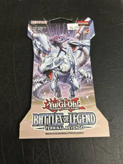 Yu-Gi-Oh! Battles of Legend Terminal Revenge Sleeved Booster Pack Blue Eyes - Image 1