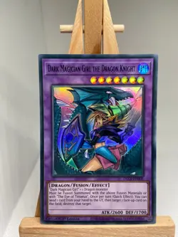 Dark Magician Girl The Dragon Knight Alt Art Purple Ultra Rare DLCS-EN006 YuGiOh - Image 1