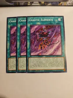 3x Chaotic Elements ALIN-EN067 Alliance Insight Common 1st Ed NM YUGIOH - Image 1