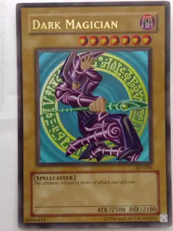 Dark Magician SDY-006 Yugioh Yu Gi Oh! Holo Foil Ultra Rare - Good Condition - Image 1