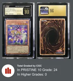 2024 YU-GI-OH! JAPANESE #QCLP-JP010 TOON DARK MAGICIAN GIRL CGC 10 PRISTINE - Image 3