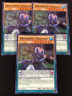 Yugioh Dragonpit Magician PEVO-EN0114 1ST Super X3 (LP) - Image 1
